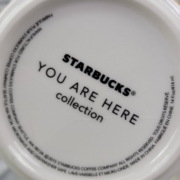 STARBUCKS HOUSTON You Are Here Collection Coffee Cup Mug 14 oz. Rodeo Skyline - Picture 6 of 6
